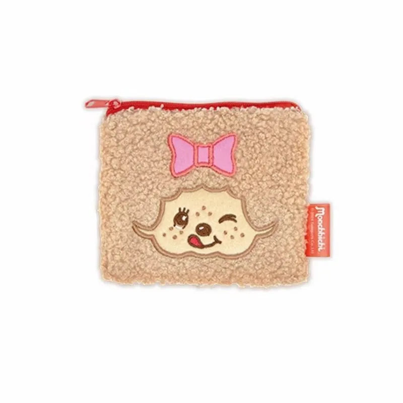 Monchhichi Plush Coin Purse Keychain