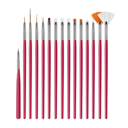 15pcs/lot Fondant Cake Painting Brush Icing Pastry Brushes Cake Decorating Tools Baking Accessories Fondant Cake Carving Pen