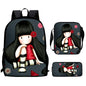 Santoro Gorjuss Kids School Backpack Set – Lightweight Backpack, Shoulder Bag & Pencil Case