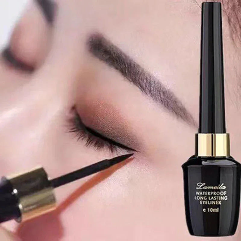 Long-lasting Hard-Tipped Gel Eye Ultra-fine Waterproof Black Liquid Eyeliner Pen Quick-drying Ultra-fine Makeup Eye Liner