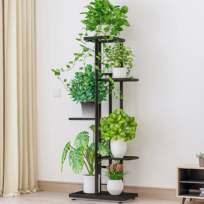 Iron Plant Stand – Multi‑Tier Display Rack