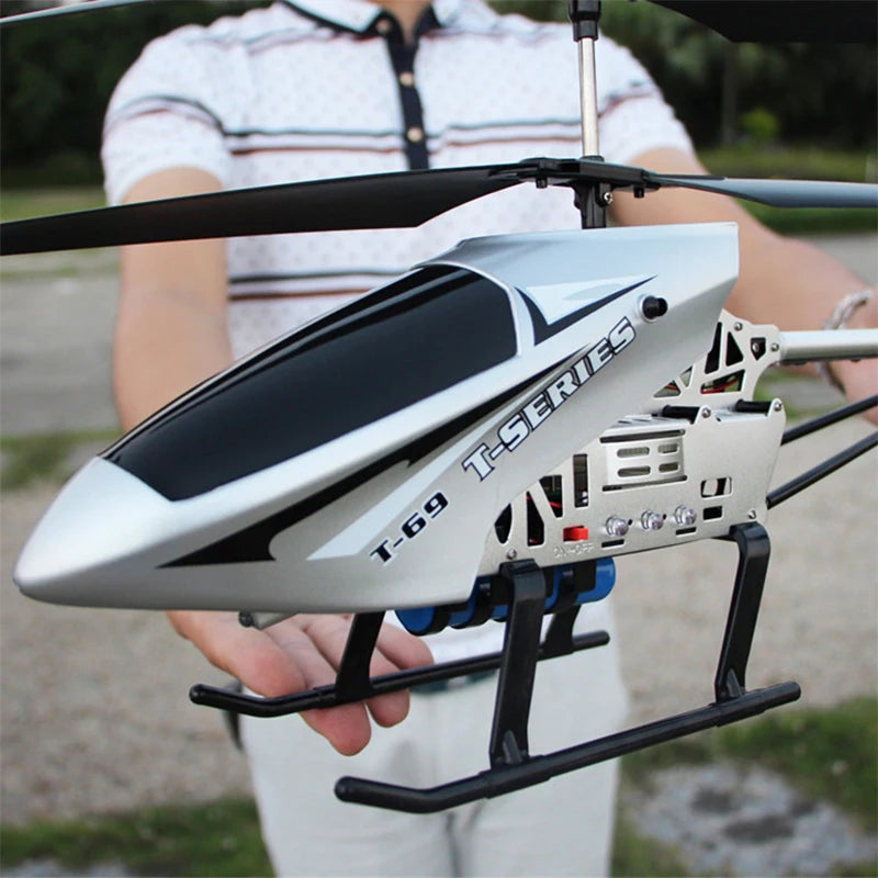 Large Remote Control Helicopter 80cm Extra 2.4G 3.5CH Rc Drone Durable Charging Toy Drone Model UAV Outdoor Aircraft Helicoptero