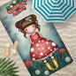 Santoro Gorjuss Quick‑Dry Beach Towel – Sand‑Free Microfiber
