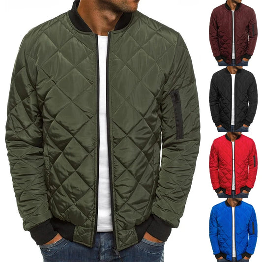 Men’s Lightweight Vintage Flight Jacket – Mesh‑Pressed Baseball Collar Coat