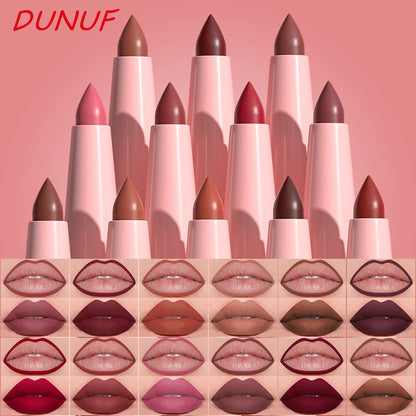 6-piece Velour Matte Lip Liner Non-Fading Lipstick Pens