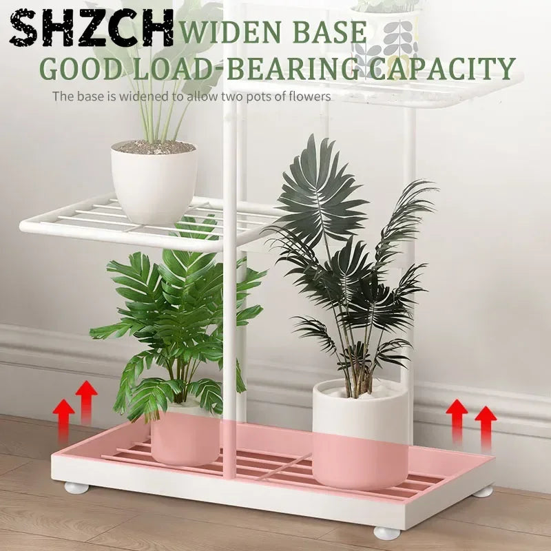 Multi‑Tier Iron Plant Stand – 4/5/6‑Layer Flower Shelf