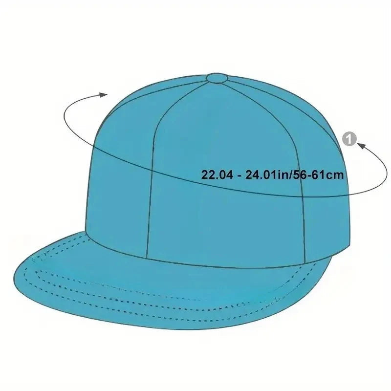 Fashion Embroidery letter SR baseball cap hip hop hat men and women outdoor sports and leisure flat shade snapback cap