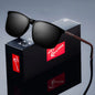 Mens Fashion Square  Polarized Sunglasses  UV400  Eyewear