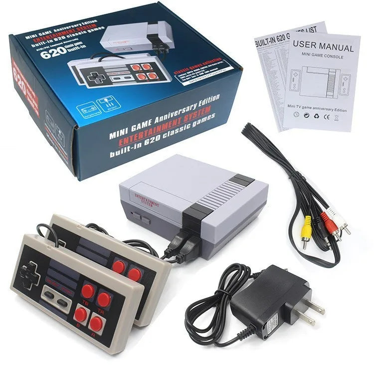 Portable SNES Retro Video Game Console (620 Games · AV Output · Wired Gamepad · Kids &amp; Family Gaming)