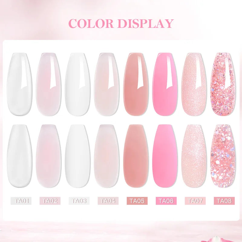 Acrylic Powder Set- Clear /Pink/ Nude