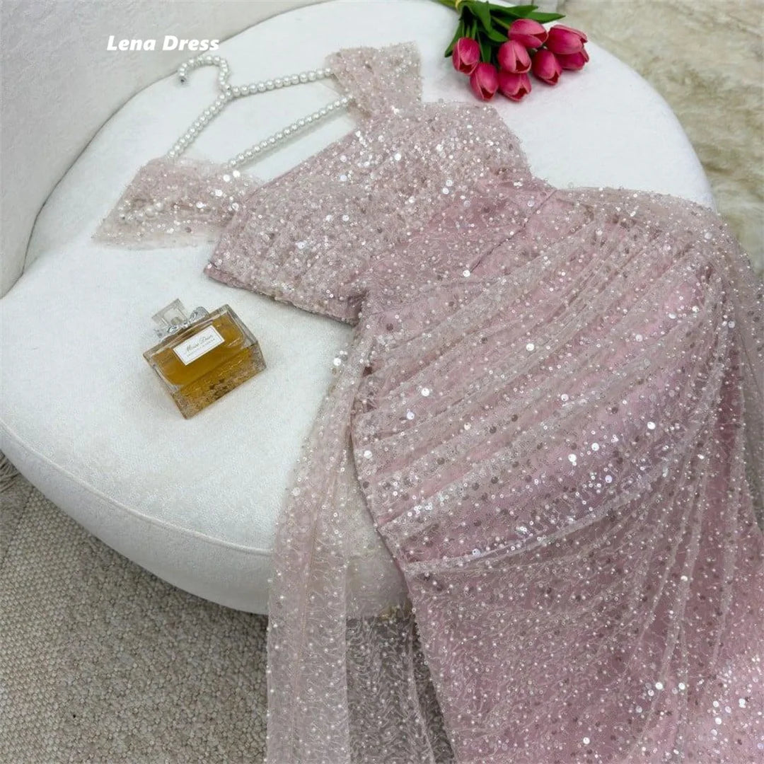 Lena Custom Made Elegant Evening Dresses for Women Luxury Party Dress Women Elegant Party Off the Shoulders Mermaid Beaded Lace
