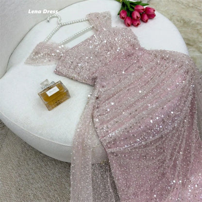 Lena Custom Made Elegant Evening Dresses for Women Luxury Party Dress Women Elegant Party Off the Shoulders Mermaid Beaded Lace