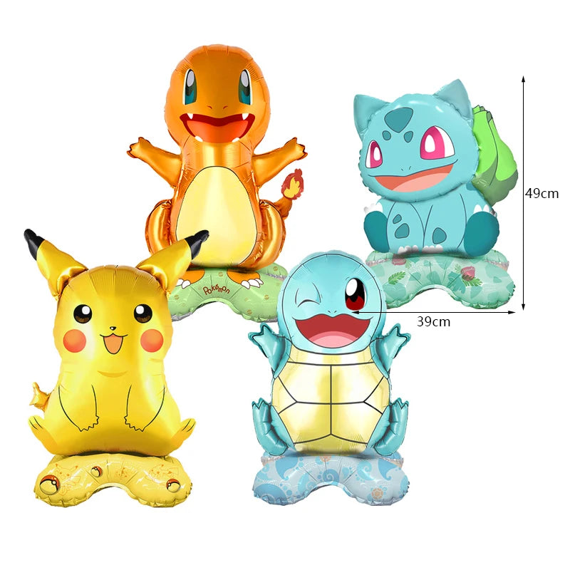 Pikachu Birthday Party Decoration Set (Backdrop · Balloons · Tableware · Kids Party Kit)