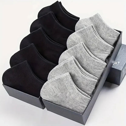 10/20/40 Pairs Men's Boat Socks Sweat Absorption Ankle