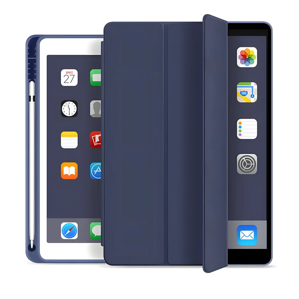 iPad Case with Pencil Holder (Pro/Air/Mini Models)