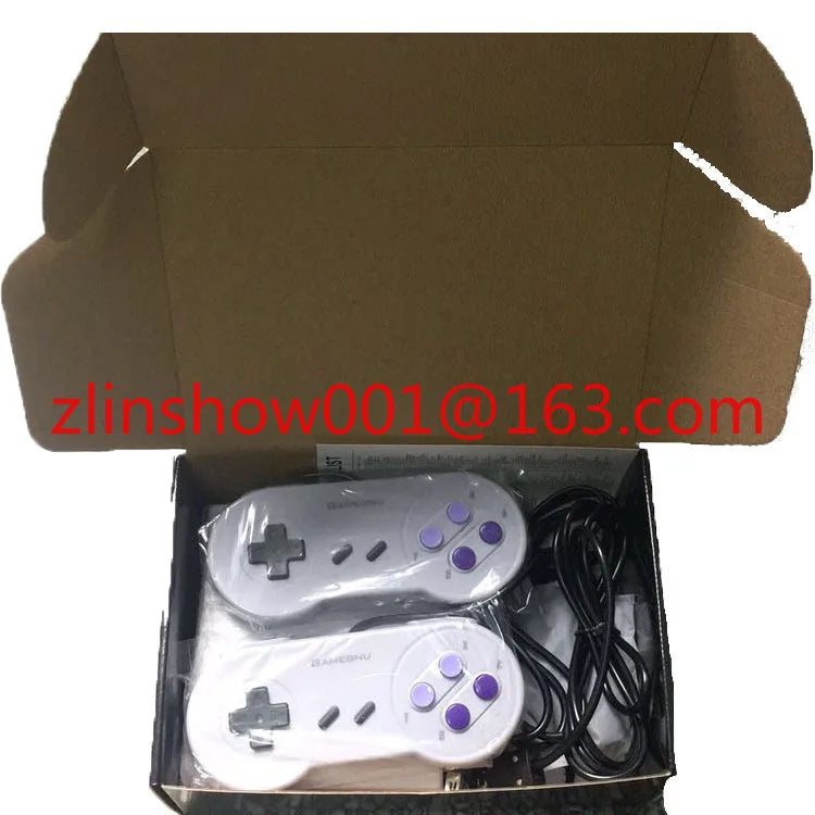SUPER NES SFC660 Retro Game Console (16‑Bit · SNES Mini Style · TV AV Output)
