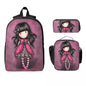 Santoro Gorjuss 3‑Piece Student Backpack Set – BookBag, Lunch Bag & Pencil Case