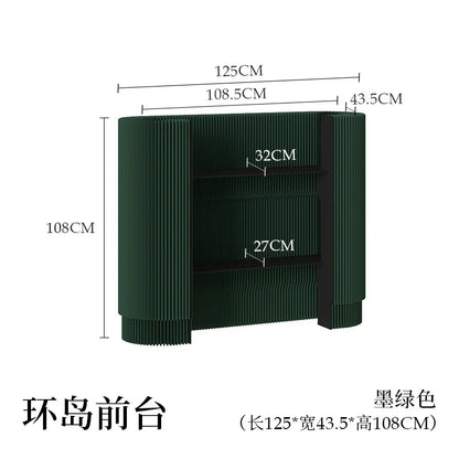 Honeycomb‑Structured Paper Front Desk / Welcome Reception Counter