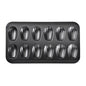 12‑Cavity Nonstick Black Madeleine Baking Tray