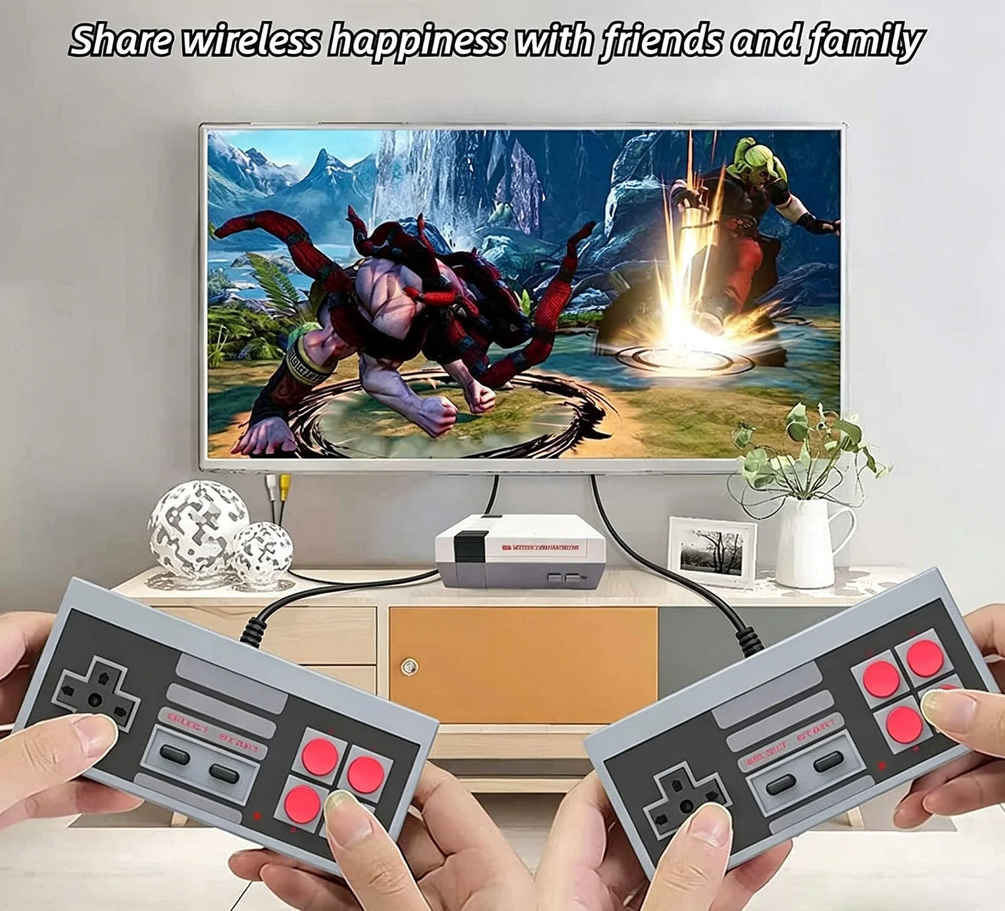 Retro 8‑Bit Game Console – 620 Games, AV Output