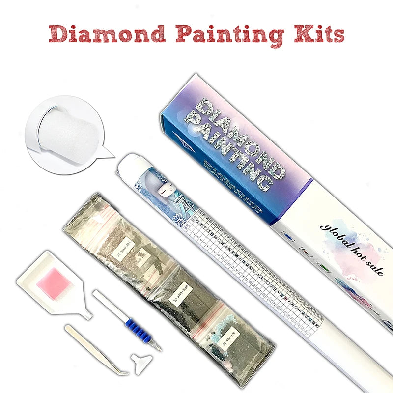5D DIY Diamond Painting – Cartoon Princess Anime Mosaic Embroidery Art
