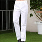 Unisex Chef Pants Cook Chef Pants with Elastic Waist Uniform