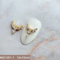10pcs/lot Luxury No Fading Bow Butterfly Arc Nail Art Parts Zircon Crystal Manicure Nails Accesorios Supplies Decorations Charms