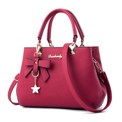 Fashion Women’s Large‑Capacity PU Leather Shoulder Bag (Vintage Designer Satchel &amp; Crossbody Tote)