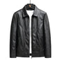 Men’s Retro Fleece Leather Jacket (Plus Size)