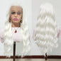 AIMEYA Synthetic Lace Front Wigs for Women Natural Hairline Long Brown Wig Pre Plucked Cosplay