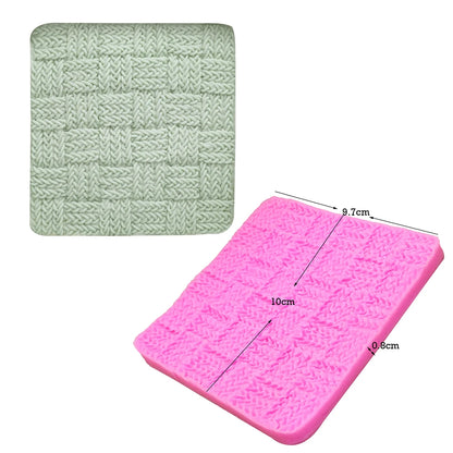 Texture Molding Silicone Molds for Fondant Cake Decorating Molded