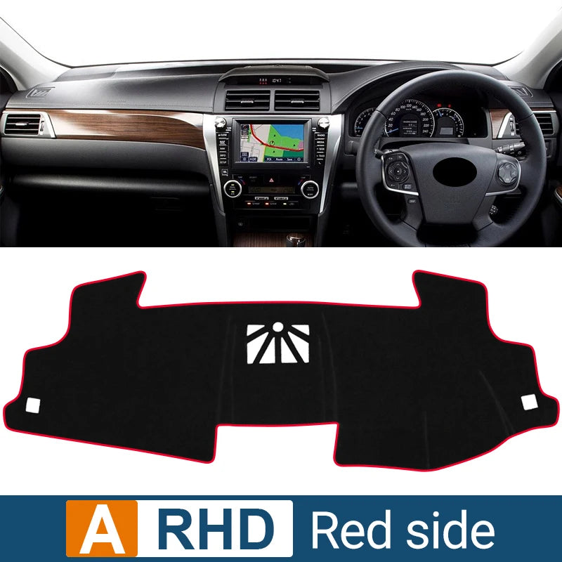 For Toyota Camry XV50 Hybrid 2012 2013 2014 2015 2016 2017 Car Dashboard Cover Avoid Light Sun Shade Anti-UV Carpet Non-Slip Mat