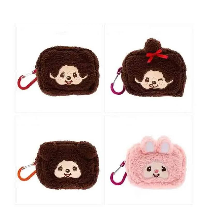 Monchhichi Plush Pendant Key Bag