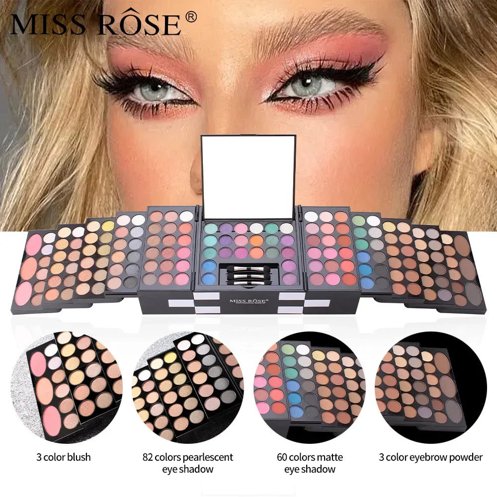 MISS ROSE Full Makeup Kit for Women (All‑in‑One Gift Set)