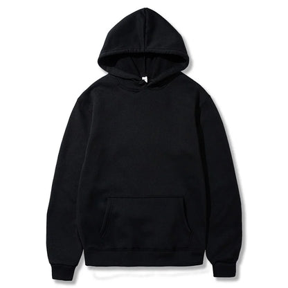 Men's and Women's Solid Color Pocket Hoodies: Fashionable, Casual, Sports Fitness Sweatshirts, Multi-Color Pullovers