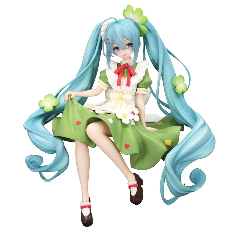 Animation Anime Beautiful Girl Hatsune Miku Handmade Devil Hatsune Miku Cat Ear Hatsune Miku Cute Handmade PVC Model Decorations