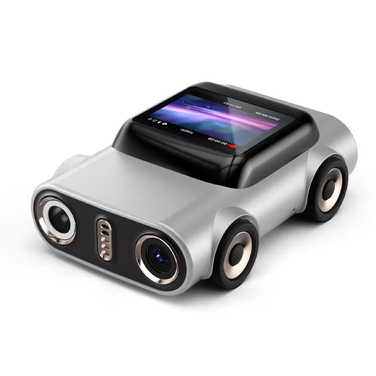 Keychain Mini Action Camera (1080P, 1.0" LCD, Retro CCD Style)