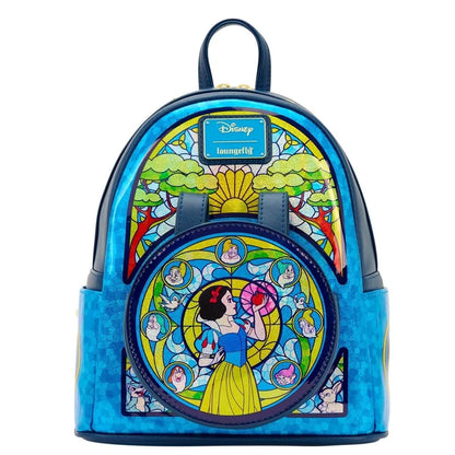 Loungefly Snow White Stained Glass Backpack & Wallet