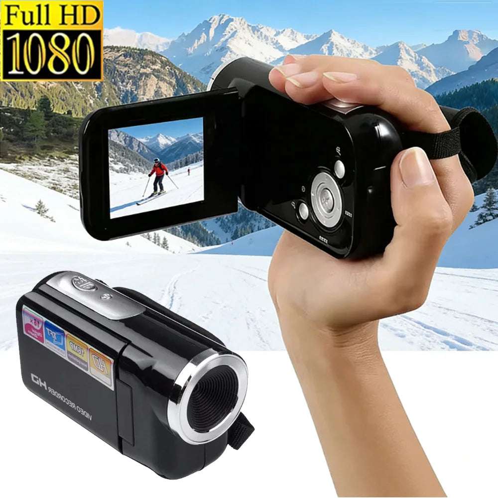 16MP 1080P Mini Digital Camera &amp; Video Recorder (16X Zoom, 2" HD Screen)
