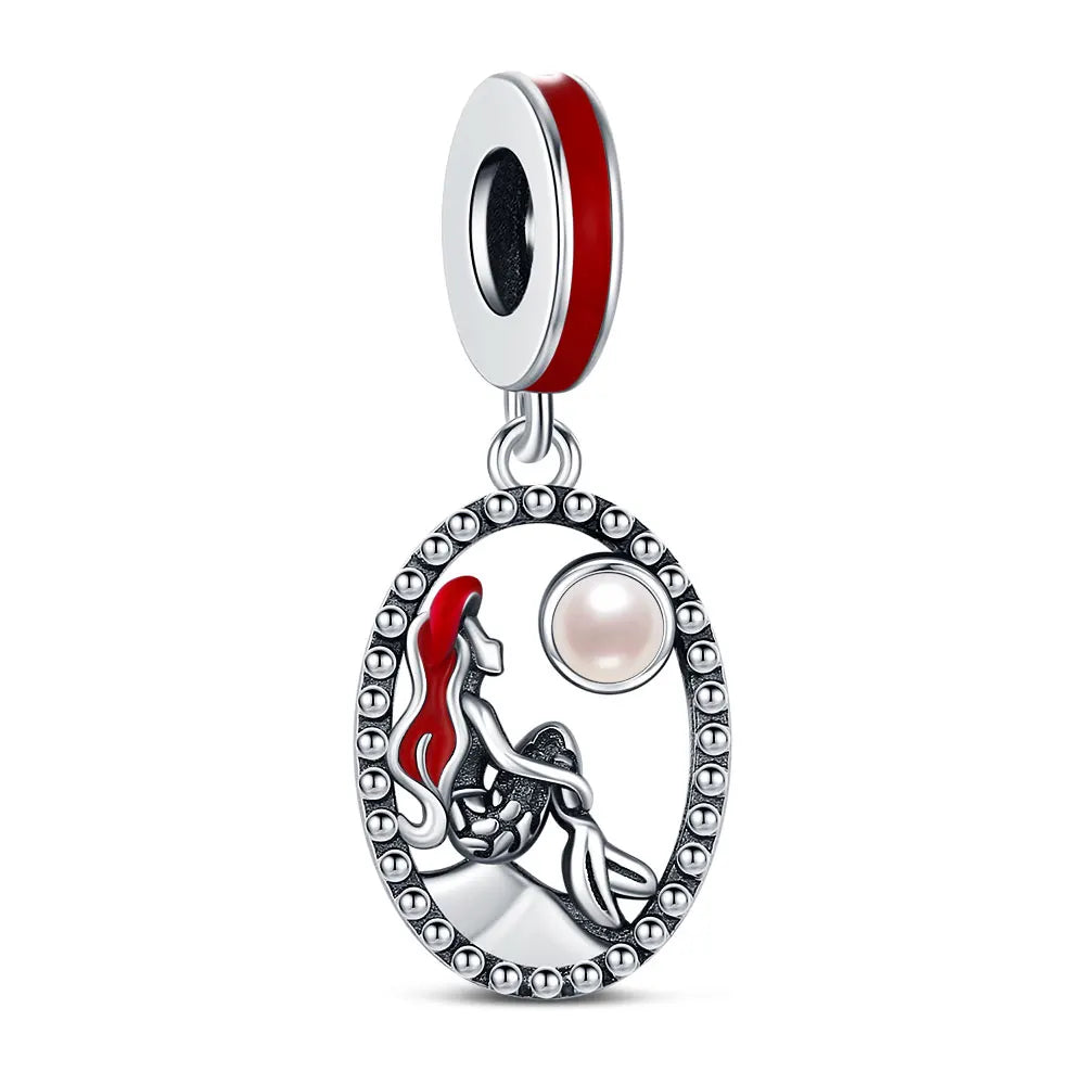 925 Sterling Silver Rainbow Heart Charm