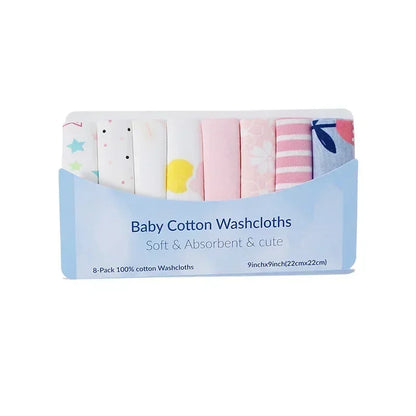 5/8 Pcs/Set Cotton Newborn Baby Towels Saliva Towel Nursing Towel