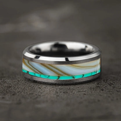 8mm Stainless Steel Ring skull design