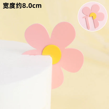 Princess Cake Topper Beautiful Girl with Bow Stars for Happy 1st Birthday Party Cake Decoration Baby Shower Party Supplies