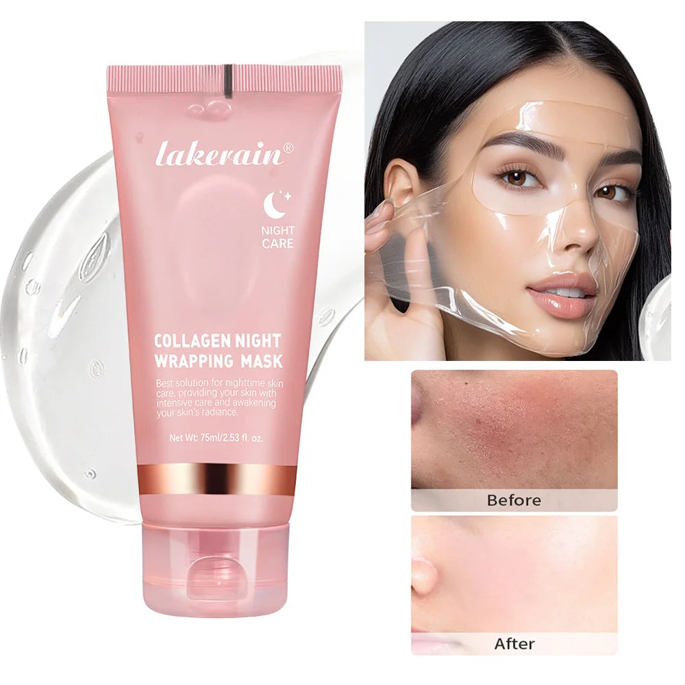 Korean Deep Collagen Peel‑Off Mask – Anti‑Wrinkle Overnight Treatment
