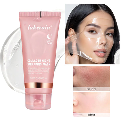 Korean Deep Collagen Peel‑Off Mask – Anti‑Wrinkle Overnight Treatment