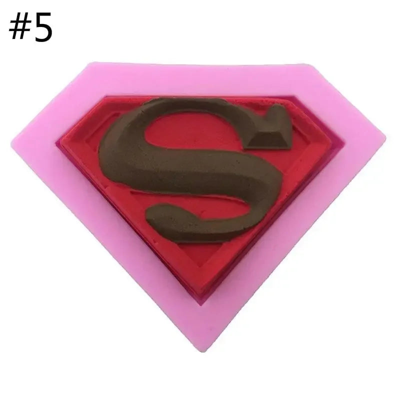 1pcs 3D Anime Silicone Molds Sugarcraft Fondant Chocolate Mold Face Silicone Cake Mold Cake Decorating Tools