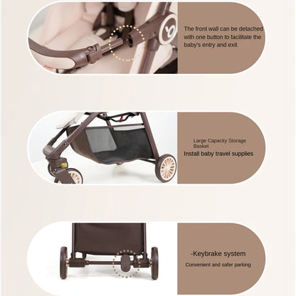 One‑Touch Folding Baby Stroller – Lightweight Pocket Travel Stroller