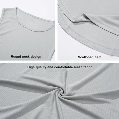 Men’s Quick‑Dry Gym Tank Top – Loose Sleeveless Fitness Shirt for Training, Basketball & Summer Wear