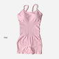 Women Fitness One Piece Strap Tummy Control Padded Sports Bra Rompers