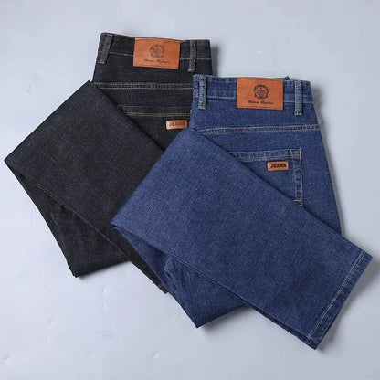 &nbsp;Men’s Fashion Business Jeans (Casual Stretch Slim Straight Pants)